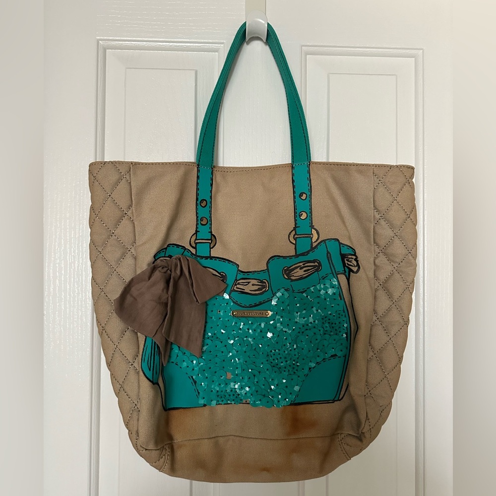 Vintage Juicy Couture Sequin Tote Bag